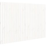 Maison Chic stensko posteljno vzglavje - vzglavna omarica - nočna omarica belo 166x3x110 cm trdna borovina, (21707049) | Shoptok.si