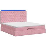  Krevet od pjene s madracem i LED-om Ružičasta 160 x 200 cm | shoptok.hr