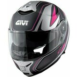 Givi X.21 Challenger Shiver Lady Matt Titanium/Silver/Fuchsia S Kaciga | shoptok.hr