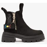 Resti Eco suede women's boots in black Refaset | shoptok.hr