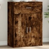 vidaXL Komoda boja dimljenog hrasta 60x30x84 cm konstruirano drvo Cijene