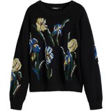 Desigual Pulover mešane barve / črna Cene