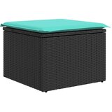  7-dijelni set vrtnih sofa od poliratana s jastucima crni bagrem | shoptok.hr