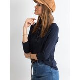BASIC Feel Good Blouse-RV-BZ-4661.43P-navy blue | shoptok.hr