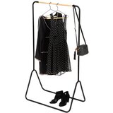 Compactor Črno stojalo za oblačila Elias Clother Hanger, višina 145 cm | Shoptok.si