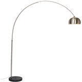 QAZQA Obločna svetilka jeklen kovinski senčnik 33 cm nastavljiv - XXL | Shoptok.si