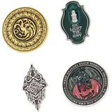 Set 4 bedža Zmajeva kuća - Game of Thrones