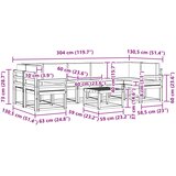  Set vanjskih sofa 6 kom. | shoptok.hr