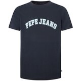 PepeJeans Majica 'CLEMENT' noćno plava / svijetloplava / bijela | shoptok.hr