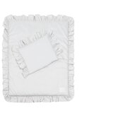  Posteljnina Simply Glamour s polnilom - Svetlo siva (65 x 50 cm) Cene