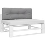  Jastuk za palete sivi 120 x 40 x 12 cm od tkanine | Eponuda.com