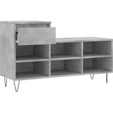  za cipele boja betona 102x36x60 cm konstruirano drvo | shoptok.hr