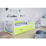 HAPPYKIDS DJEJI KREVET DREAMY SLON (VIE BOJA I DIMENZIJA) -zelena-80x160 | shoptok.hr