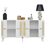 Hanah home komoda junes white gold | ePonuda.com