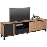 Mömax tv-element hayato, barva hrasta, črna | Shoptok.si