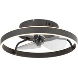 QAZQA Stropni ventilator črn z LED z daljinskim upravljalnikom - Maddy Cene