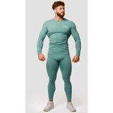 GymBeam kompresivna majica dugih rukava mid blue