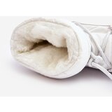 Boto Women's Snow Boots with Platform and Lace-up White Fleure | Shoptok.si
