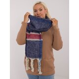 Wool Fashion Italia Scarf-AT-SZ-2315.33-navy blue Cene