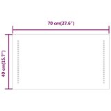  LED kupaonsko ogledalo 70x40 cm | shoptok.hr