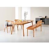 Hammel Furniture Proširiv blagovaonski stol s dodatnom pločom od punog hrasta 100x220 cm Amalfi – | shoptok.hr