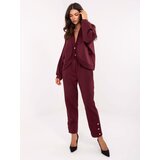 RUE PARIS Set-IT-KMPL-9761.25-burgundy | Shoptok.si