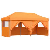 vidaXL Zabavni šotor Oranžna 292 x 580 x 315 cm Oxford tkanina, (5000184523) | Shoptok.si