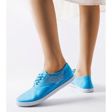 Gemre Blue Godfrey sneakers with rhinestones | Shoptok.si