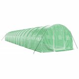  Staklenik s čeličnim okvirom zeleni 48 m² 16 x 3 x 2 m | Eponuda.ba