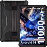 RT9 24GB(6+18GB)/256GB/TF 1TB, 4G-LTE črna Trpežna tablica računalnik, 11000mAh 10.1" Android 14, (22112281)