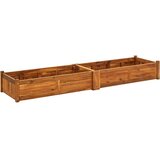  Visoka greda iz akacijevega lesa 200x50x25 cm | Shoptok.si
