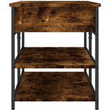  Klupa za cipele boja dimljenog hrasta 100x42,5x50 cm drvena | Eponuda.com