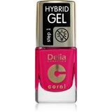 Delia Cosmetics Coral Nail Enamel Hybrid Gel gel lak za nokte nijansa 147 11 ml Cijene