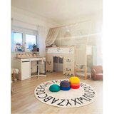 Lorena Canals Krem periv/ručno rađen pamučan dječji tepih ø150 cm ABC Natural Black – | shoptok.hr