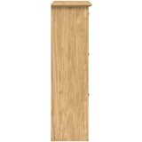  Polica za cipele s ladicama BODO Medeno smeđa 80 x 35 x 118 cm - boja meda | shoptok.hr