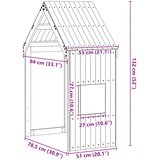 Krov za dječji krevet 55 x 84 x 132 cm od masivne borovine | shoptok.hr