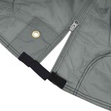 vidaXL Pokrov za prikolico za konje siva 376x168x240cm netkana tkanina | Shoptok.si