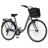 Venssini bicikl fashion grace 28" alu 17" v-brake 6 brzina 155-178cm (s/m) plavi perla 1282110 Cene