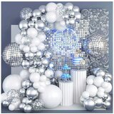 Prestige disco set od 86 balona, sa dodatkom folija disco kugle balonima od 56cm | Eponuda.com