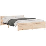  Posteljni okvir iz trdnega lesa 140x200 cm, (20644073) | Shoptok.si