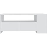  Stolić za kavu bijeli 102 x 55 x 42 cm od konstruiranog drva | Eponuda.com