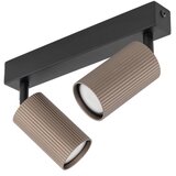 SPOT svetiljka TUNE 2xGU10/10W/230V crna/braon | Eponuda.com