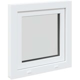  Okno za klet RISOR 60 x 60 cm PVC in steklo Bela, (5000215210) | Shoptok.si