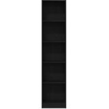  Biblioteka crni hrast 40x24x176 cm Inženirsko drvo | Shoptok.si