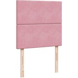 Box spring krevet s madracem ružičasti 100x200 cm baršunasti | shoptok.hr