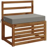  Jastuk za sjedalo SOEST 100% poliester Siva 70 x 40 x 10 cm Slike