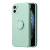 Onasi Silikonski ovitek Liquid Ring za Xiaomi Redmi Note 11 5G - mint Cene