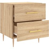  Noćni ormarići 2 kom boja hrasta 40x35x47,5cm konstruirano drvo | shoptok.hr