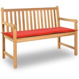  Blazina za vrtno klop rdeča 120x50x4 cm oxford tkanina, (20655597) | Shoptok.si