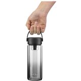 Vialli Design Črna steklena steklenica za vodo 350 ml Fuori – | Shoptok.si